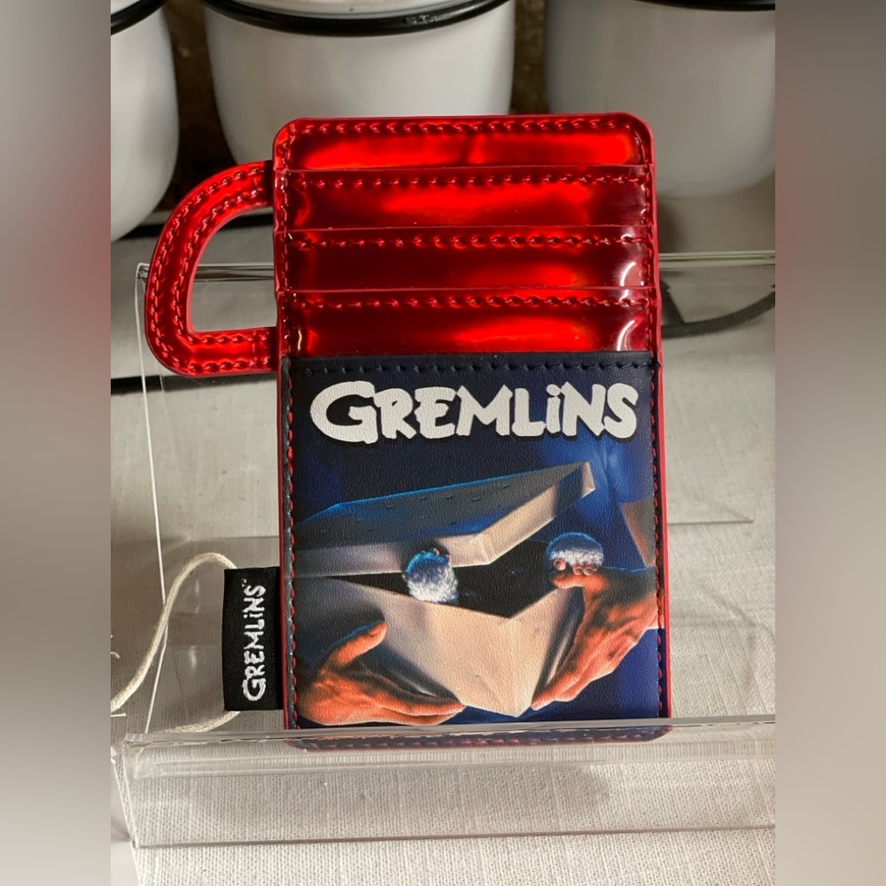 Loungefly 40th Anniversary Gremlins Thermos Red Card Holder.NWT